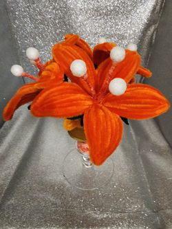 Bouquet of makeshift flowers