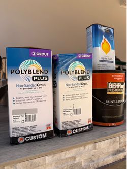 Tile mortar, paint etc