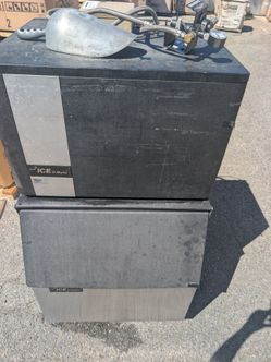 Ice-O-Matic 30" Commercial Ice Machine & Storage Bin Combo - Parts or Repair