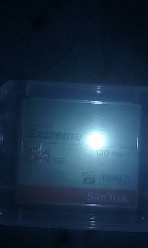 SanDisk extreme compact flash 64gb 120 mb/s