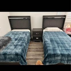 Matching Twin Beds