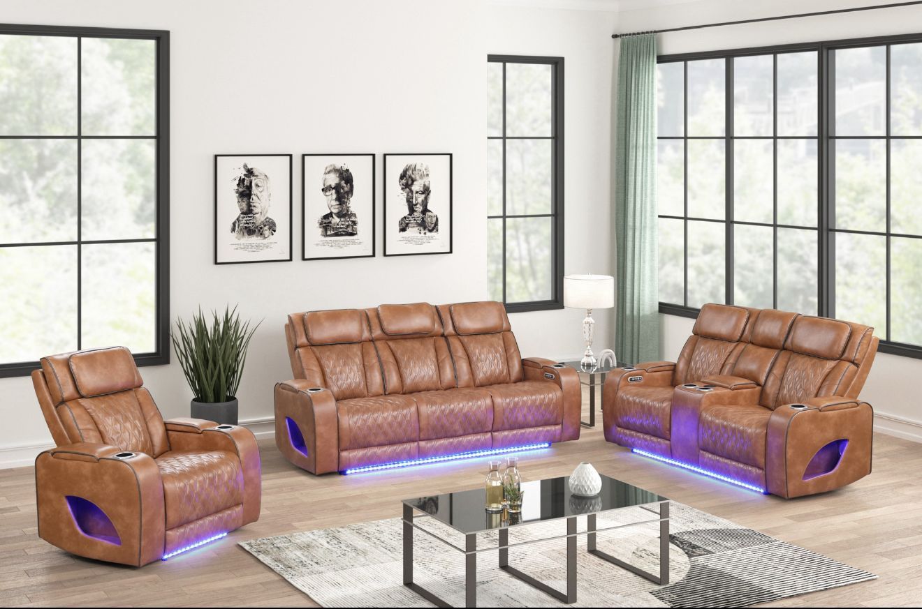 Sofa and Loveseat With Reclining 