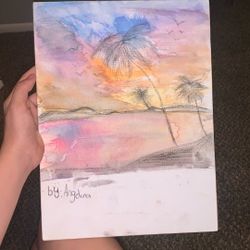 Ocean Sun Set,made By Me