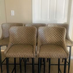 Leather Bar Stools