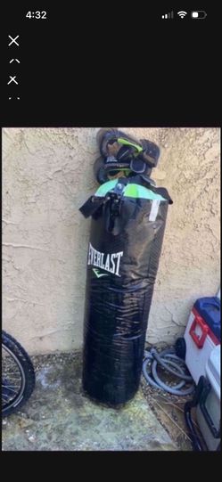 Punching Bag With Gloves