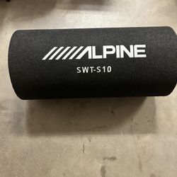 Alpine 10 Inch Sub