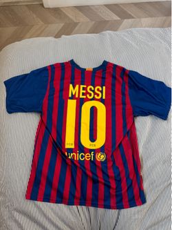 Lionel Messi FC Barcelona 2012 Version Football Soccer Jersey SIZE L