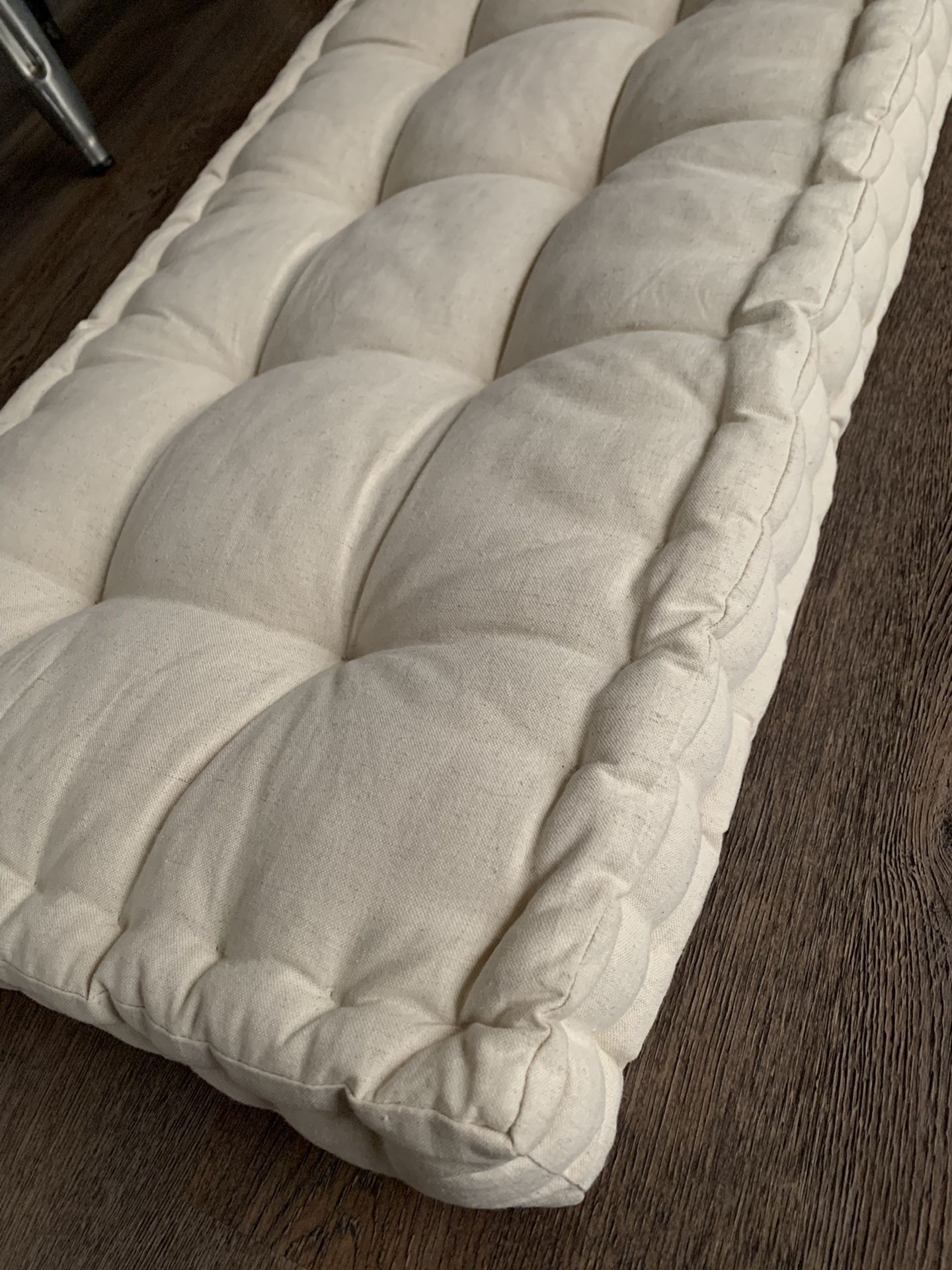 Pier 1 Imports Cotton Tufted Bench Or Window Seat Cushion