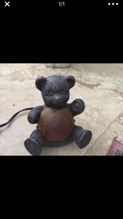 Vintage teddy lamp