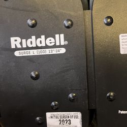 Riddell foot ball pads 