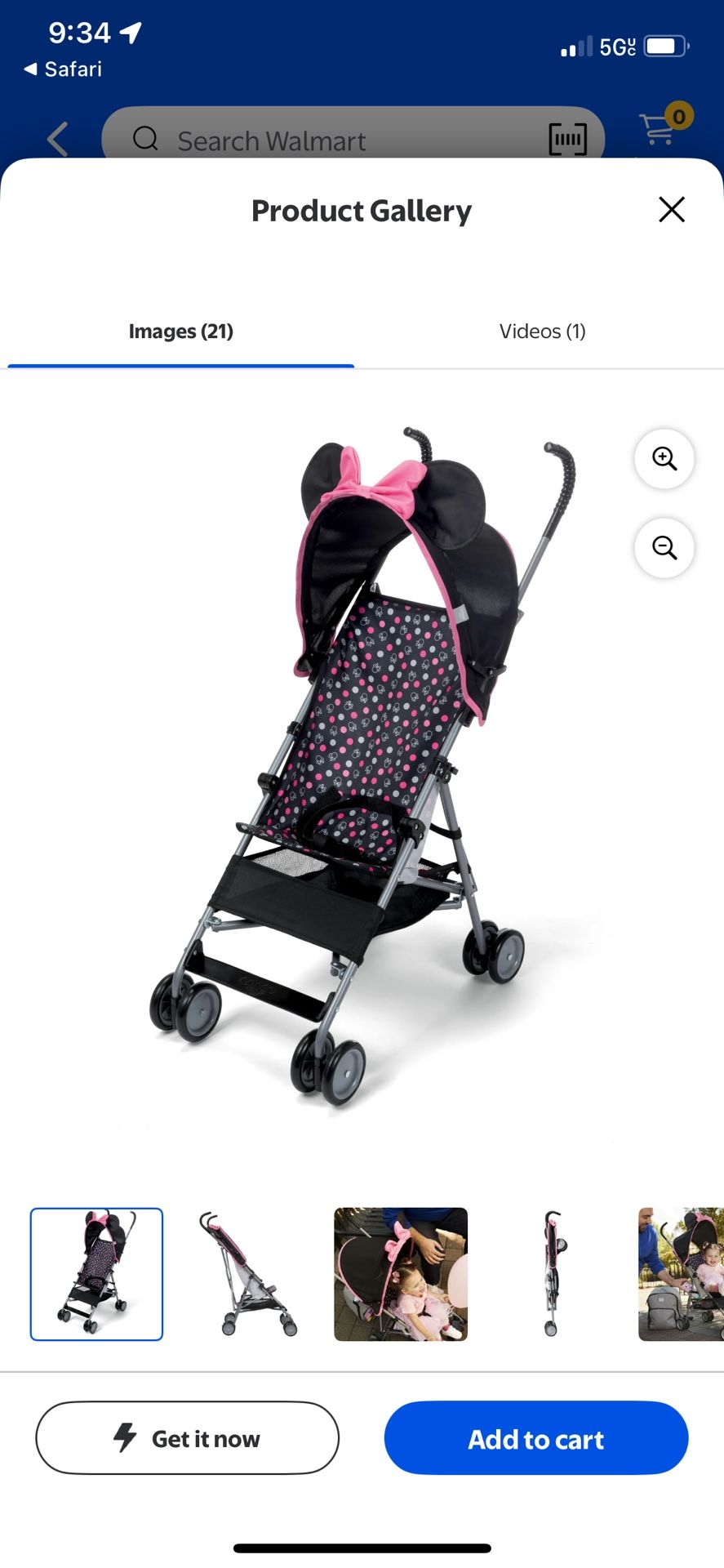 Minnie Mouse Stroller