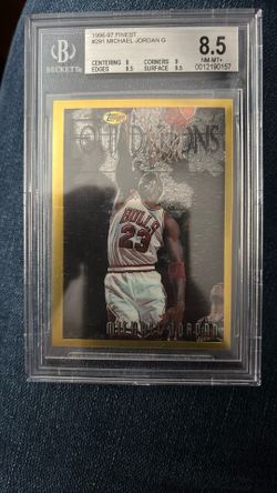 1996-97 Topps Finest Michael Jordan Gold Foundations RARE #291 w/ Peel
