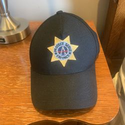 MENS SECURITY HAT LIKE NEW CONDITION 