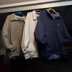 Men's XL Jackets. Hathaway, Ashworth & Haggard.  Lightweight For Cooler Weather.$5 Each