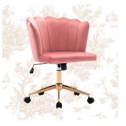 Pink Velvet Chair