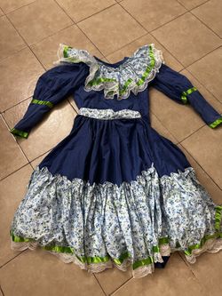 Folklorico Dress - Polka 