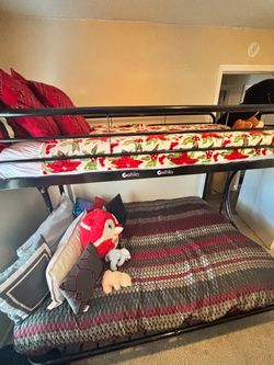 Metal futon bunk bed