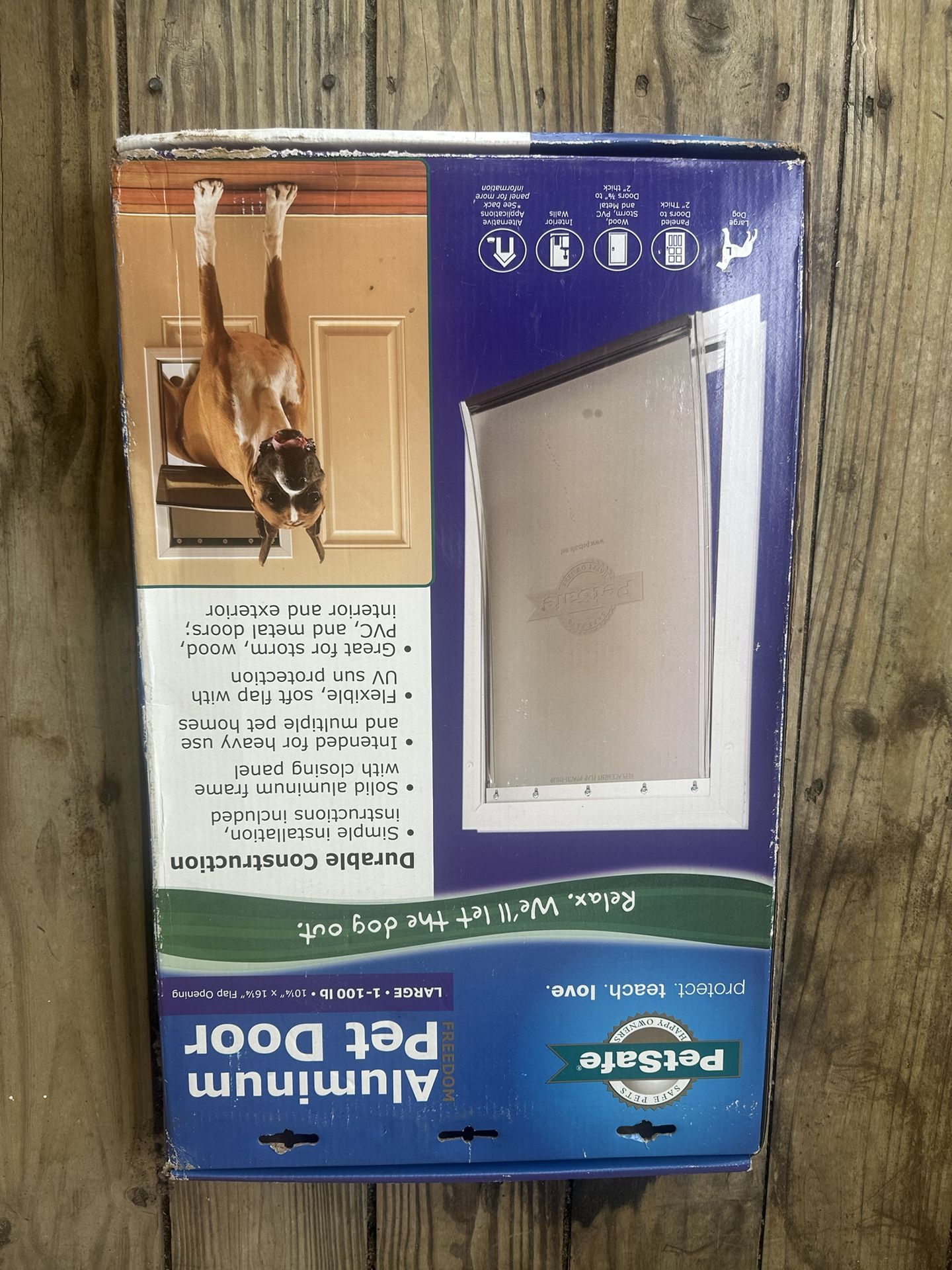 Brand New Aluminum Pet Door 