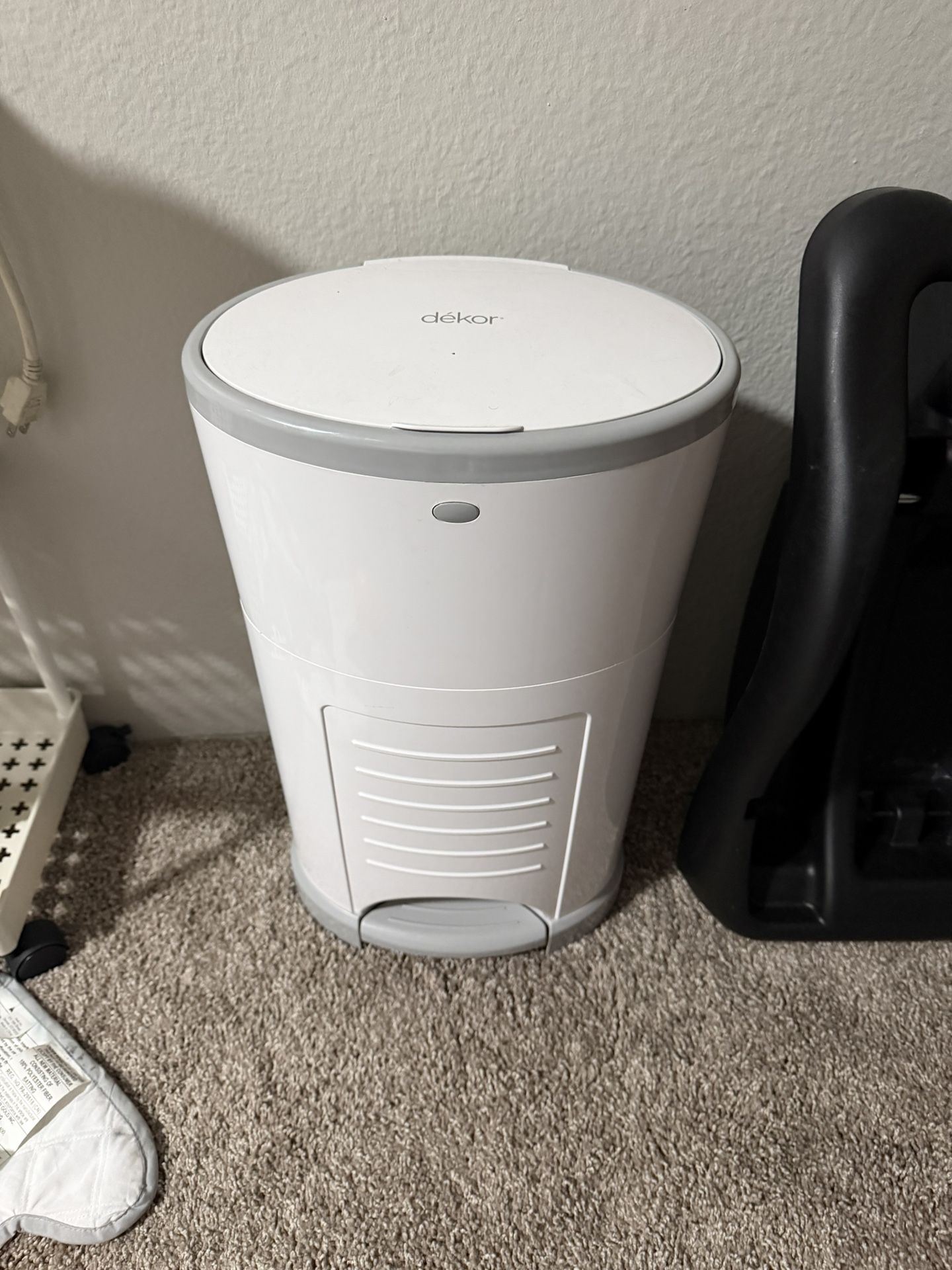 Diaper Dekor EKO Classic Diaper Pail, White