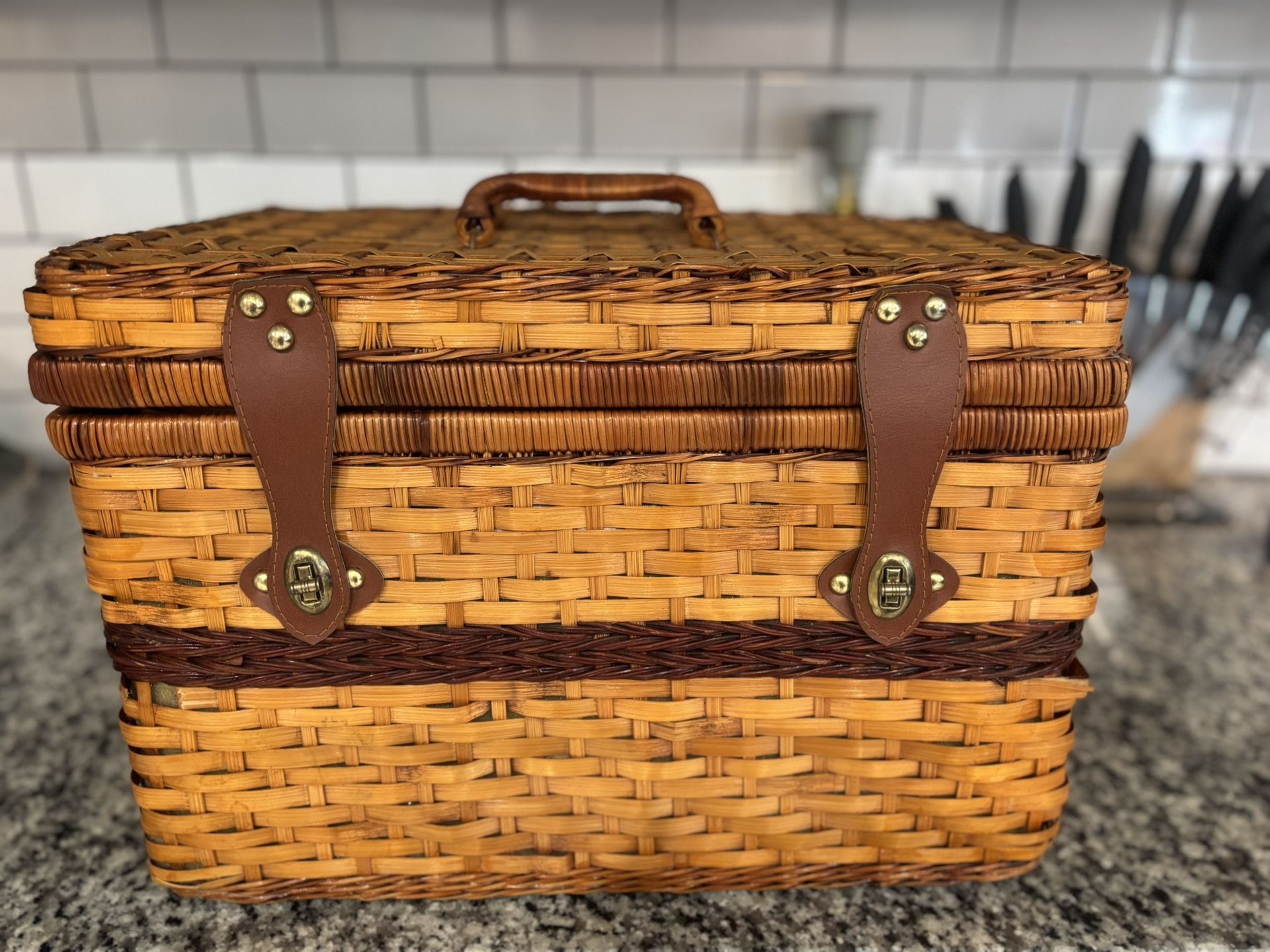 Vintage Picnic Basket