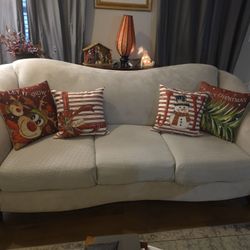 Gray Klaussner Living Room Set (Sofa, Chair, Ottoman) - Great Condition!