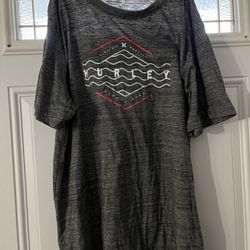 Grey Large Hurley T-Shirt