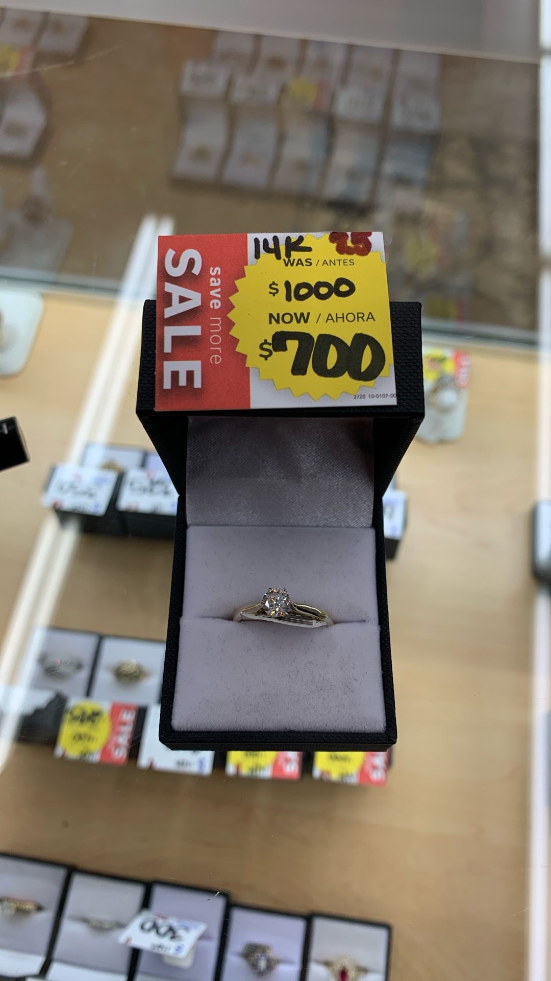 14k Diamond Ring