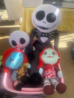 Jack Skeleton and Sally bundle of 4