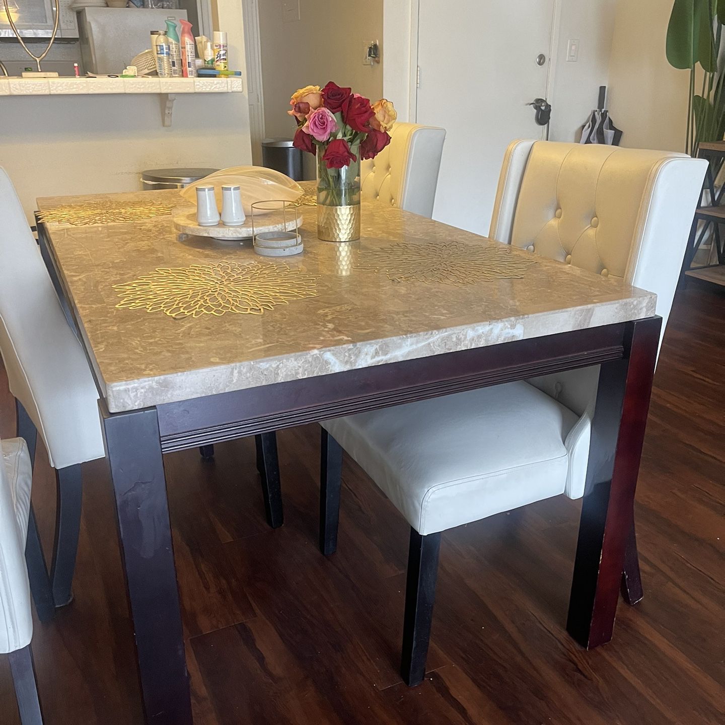 Marble top Dining Table