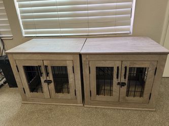 Furniture style dog crates