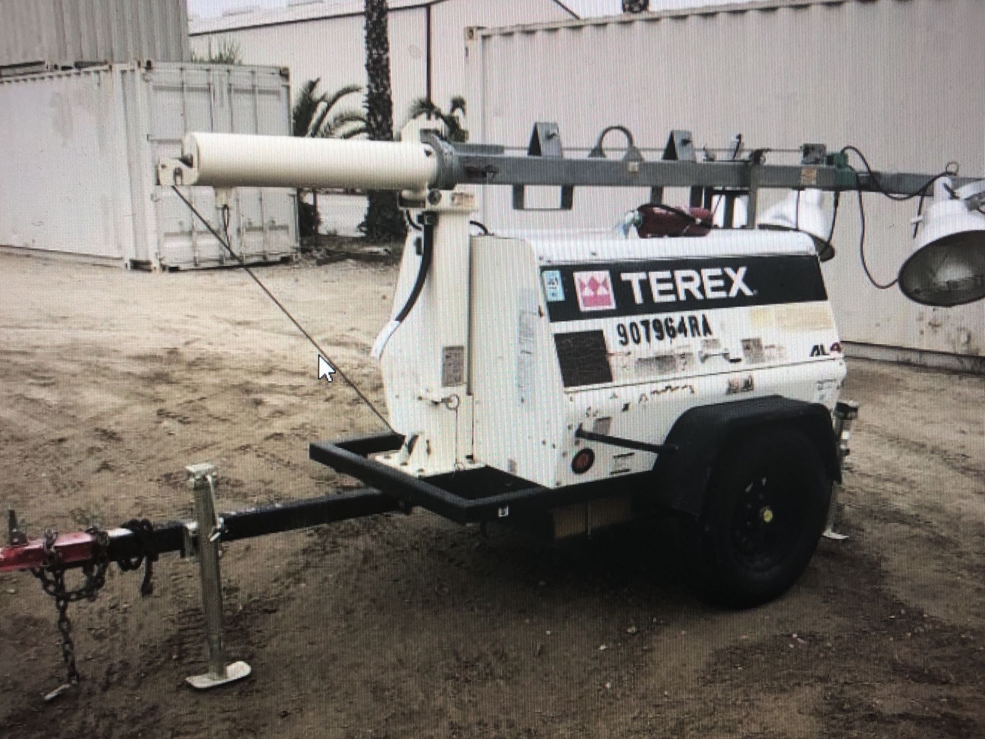 2012 Terex 6kW generator with light tower