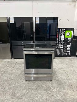🔥 OPEN BOX GE Profile PHS93XYP7FS 30" Induction Slide-In Electric Range | Air Fry | True Convection