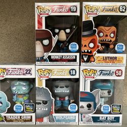Lot Of Funko Pop! Fantastik Plastik Figures Assortment New & Used