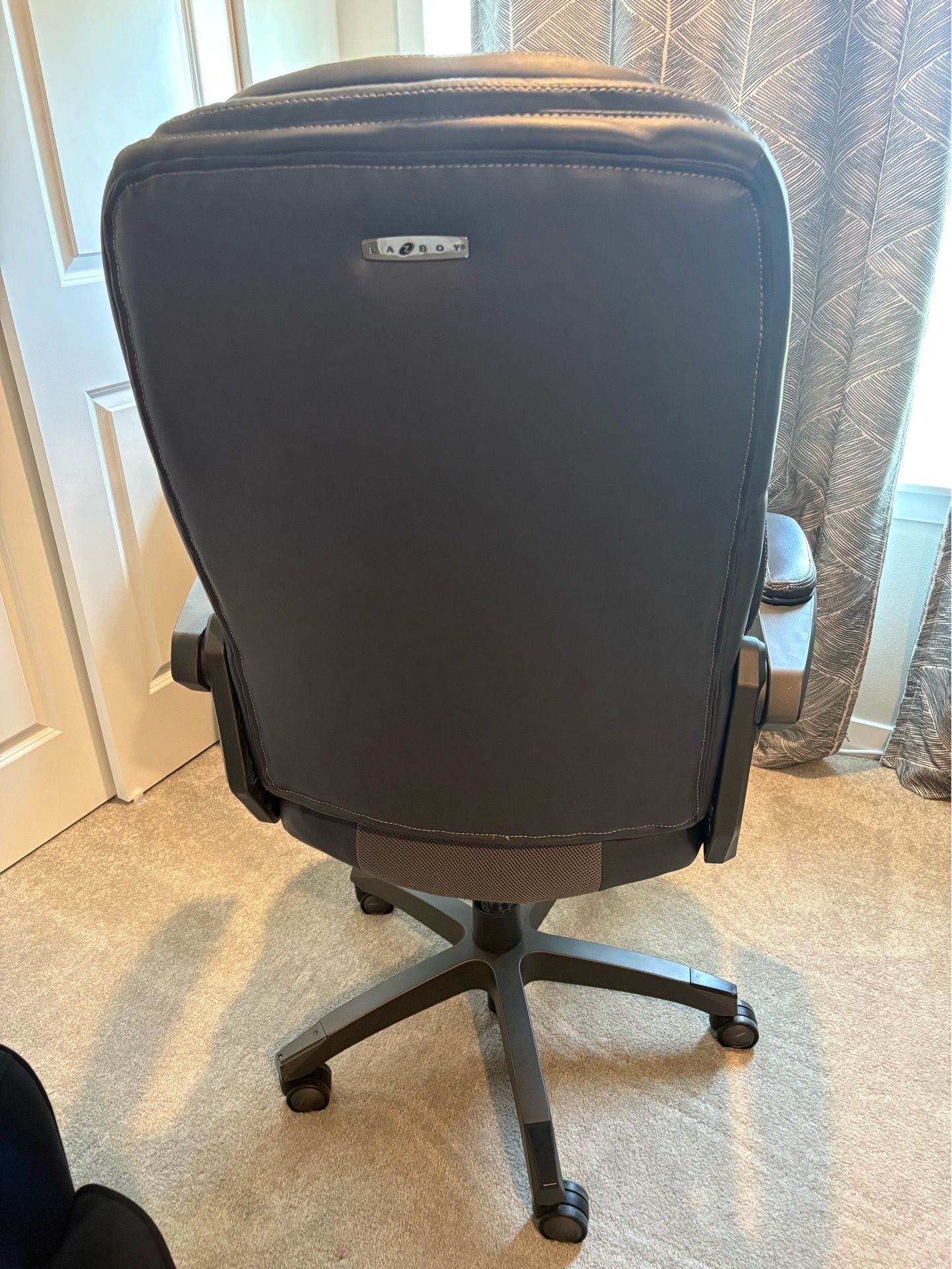Slate blue lLa-z-boy office chair