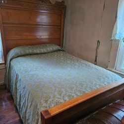 Full Size Antique Full Size Bed With Mattress 