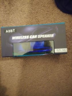 Wireless bluetooth car speaker