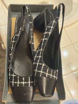 Ann Taylor sling back shoes, never