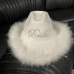 David's Bridal Bride Hat