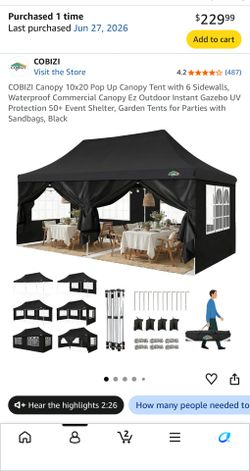 Tent, Screen and Projector Kit