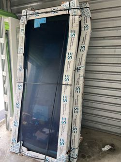 Impact Aluminum Sliding Doors (2 Panels)  ES-EL400 72 x 90.5 / Puerta  de Impacto 2 Puertas