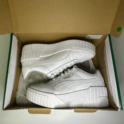Puma Cali Wedge White Sneakers Casual Shoes (contact info removed)1 Woman’s Size 6