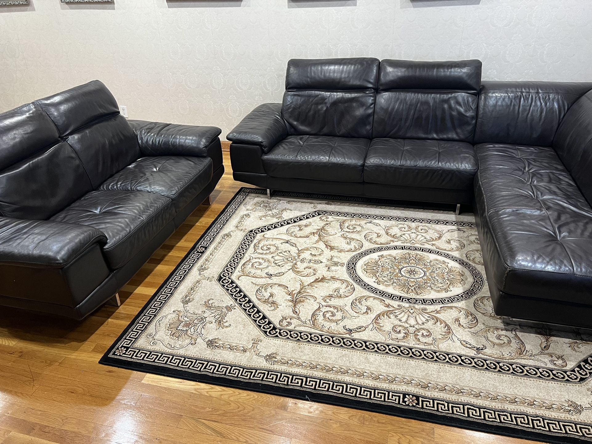 Italian Leather Couch