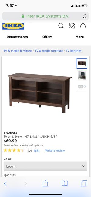 Ikea Brusali Dresser Tv Stand Full Bed Frame And Sealy Full
