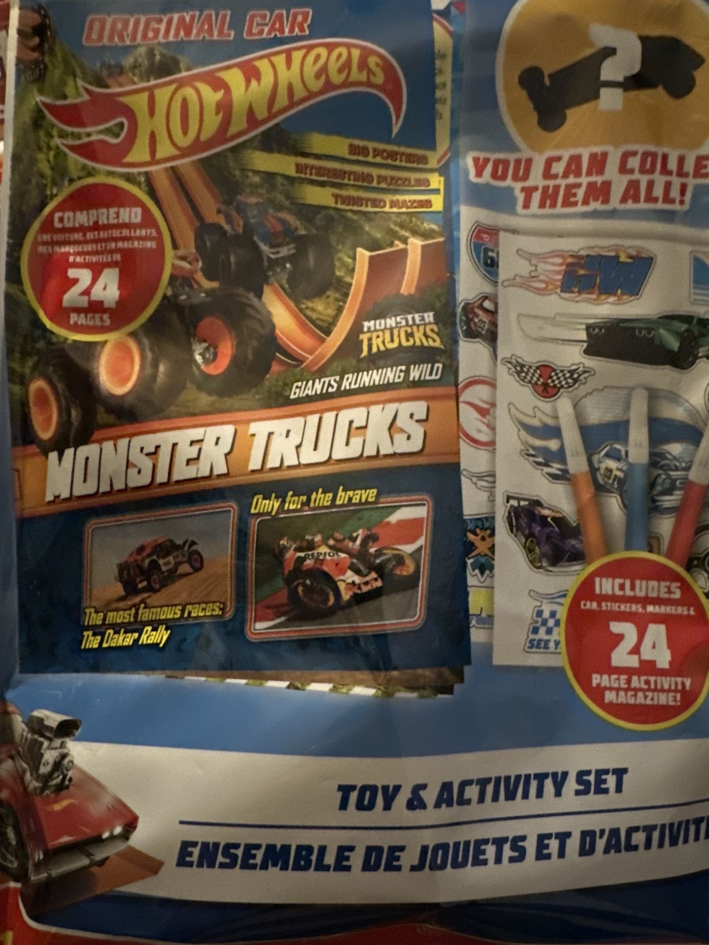 Hot Wheels Toy & Activity Set - New!