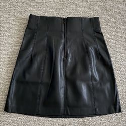 Zara faux leather skirt