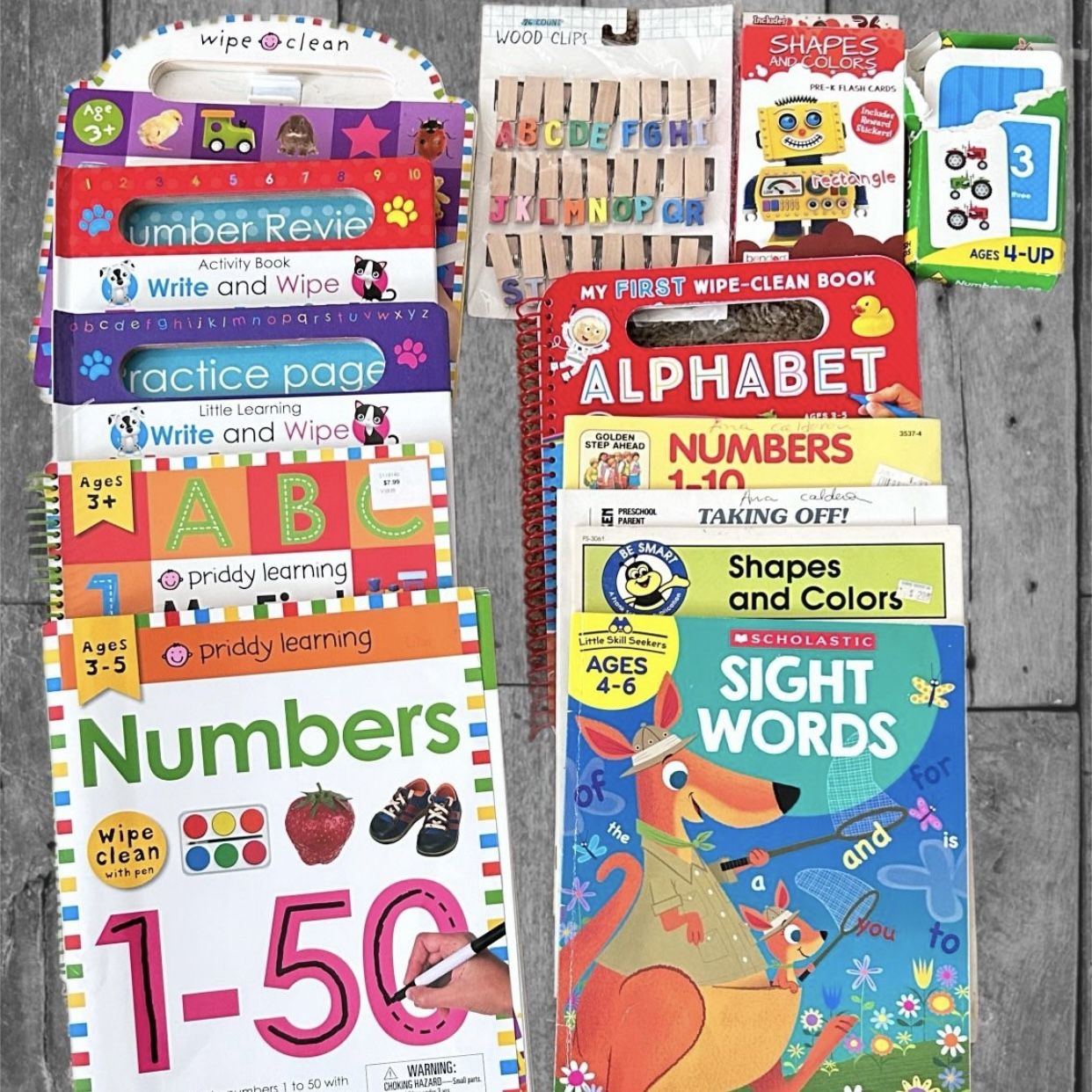 Toddler Kindergarten Learning Writing Books. Price Is For All