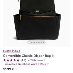 Large Freshly Picked Diaper Bag 