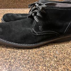 John Varvatos Hipster Men's Chukka boot US 12 M Black Suede Ankle Boots 