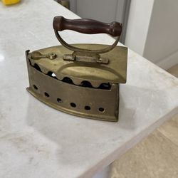 Antique Brass Iron Charcoal 