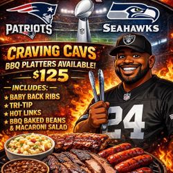 SUPER BOWL BBQ PLATTERS 